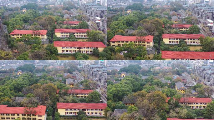 桂林广西师范大学校园航拍