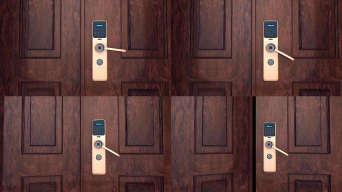 门智能锁带通道可叠客厅卧室智慧