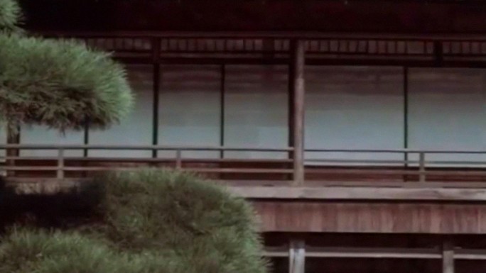 60年代日本日式古建筑鹤冈八幡宫
