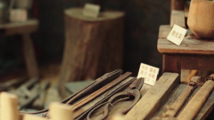 手工打锡工具老物件：打锡匠历史
