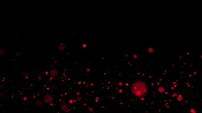 无缝循环4K红色粒子视频素材