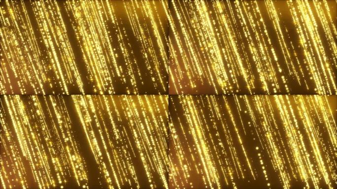 欧莱雅粒子，金色粒子晚会大气背景
