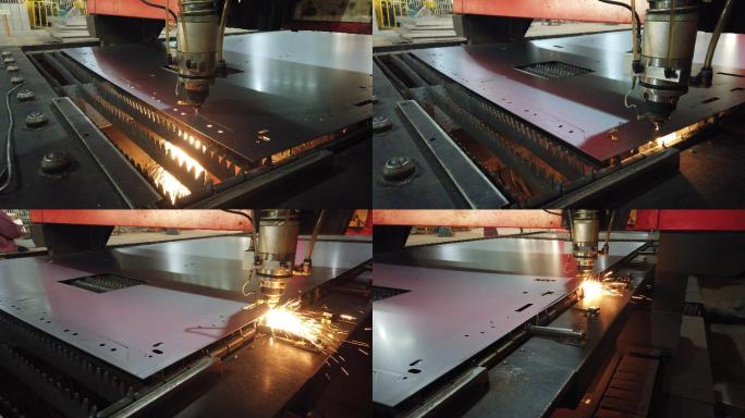 工业制造激光切割机械加工安全生产
