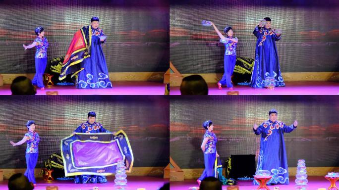 4K中国古彩戏法变魔术表演