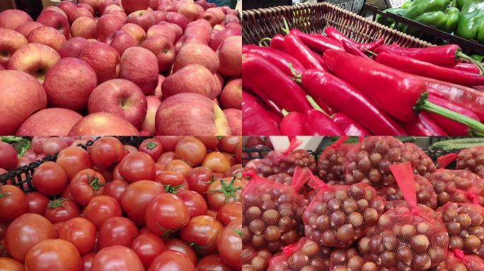 【4k原创】超市有机蔬菜水果百货