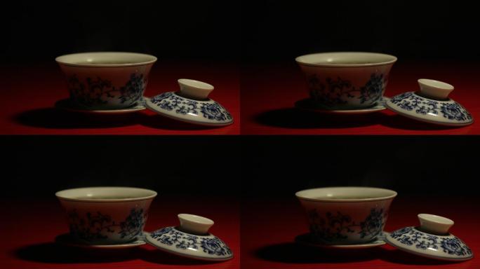 三才杯盖碗茶中国茶文化