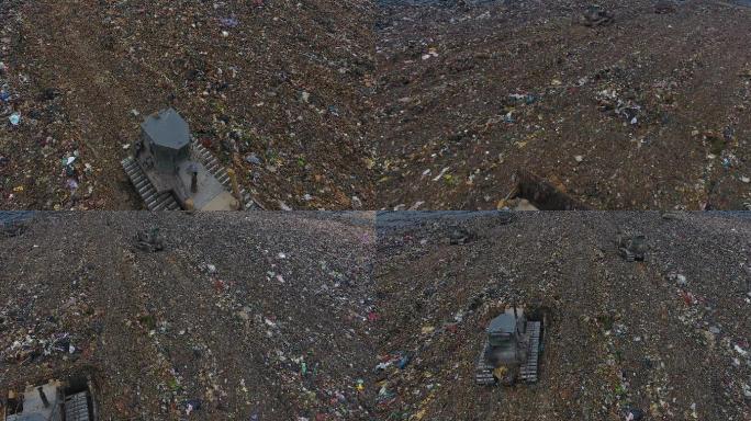 垃圾填埋场垃圾站垃圾填埋生活垃圾处
