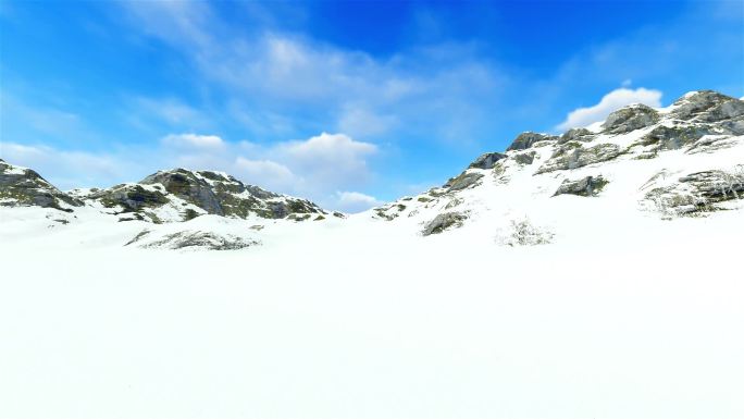 雪山场景背景