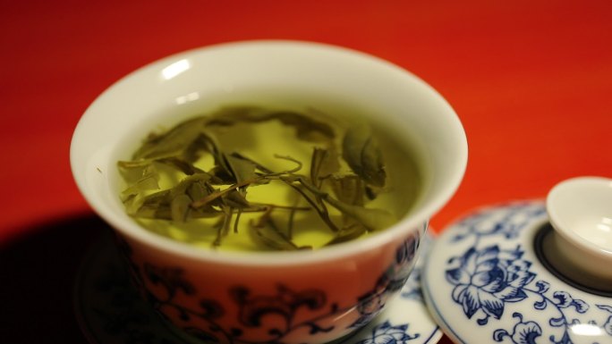 青花瓷茶杯茶具三才杯盖碗茶泡茶茶水