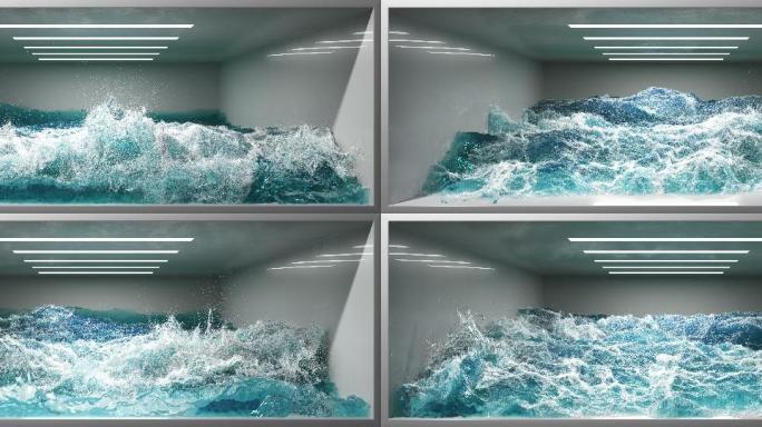 3D海浪大屏海浪（可定制）