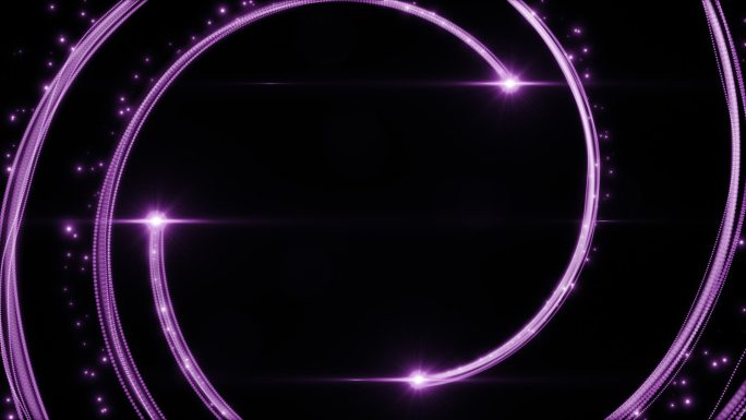 紫色螺旋光线线条汇聚