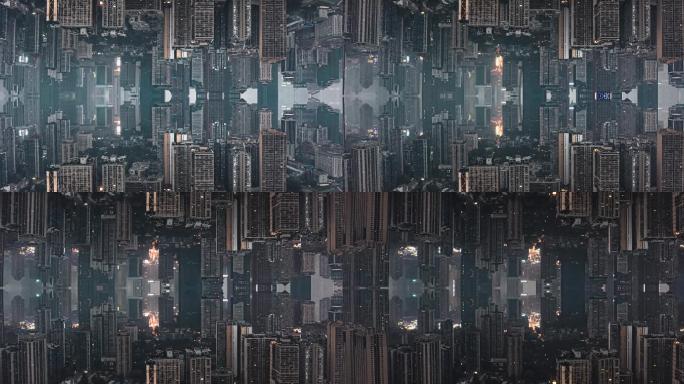 天空之城重庆镜像城市多维立体震撼解放碑