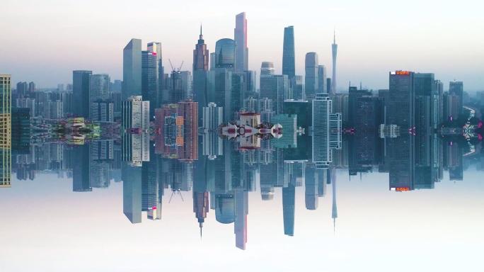 4k镜像广州城市