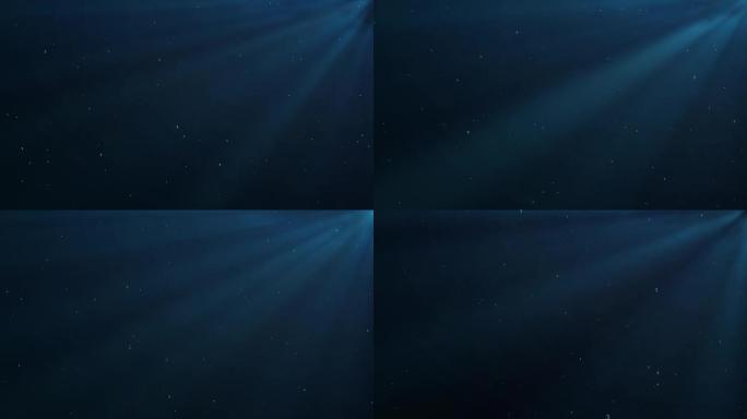4K深海海洋光束