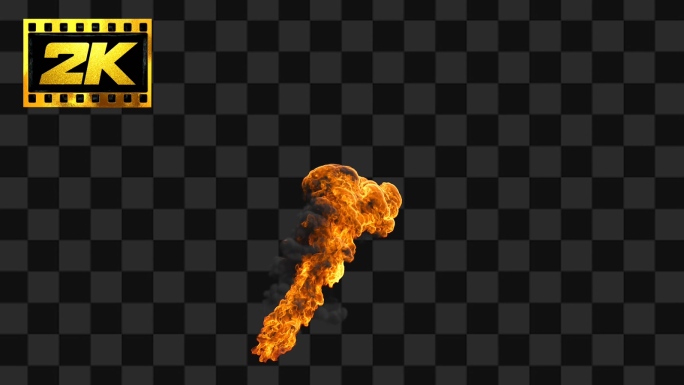 【Alpha通道】战场烈火燃烧火焰01A