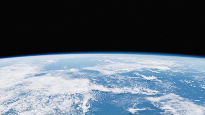 俯冲地球穿梭地球通道视频素材