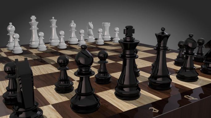C4DOBJ国际象棋模型