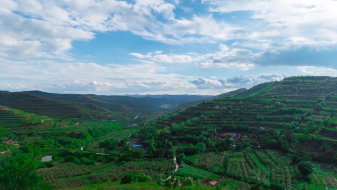 魅力中国山间风光延时4K