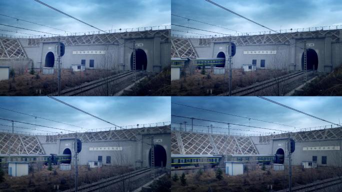 乌鞘岭特长隧道和谐机车高速开通