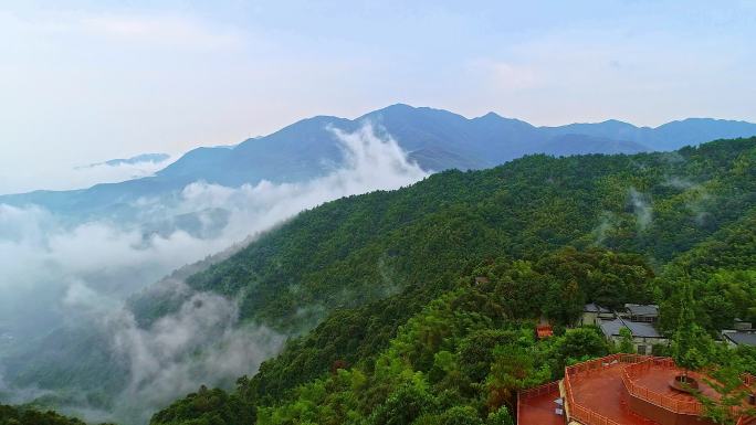 江西赣州大余丫山云海航拍