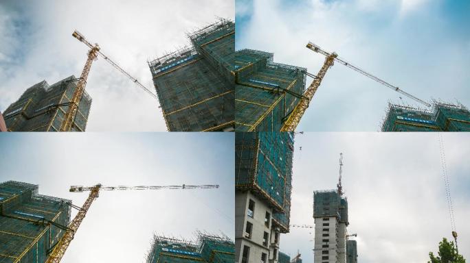 【4K】建筑工地延时摄影