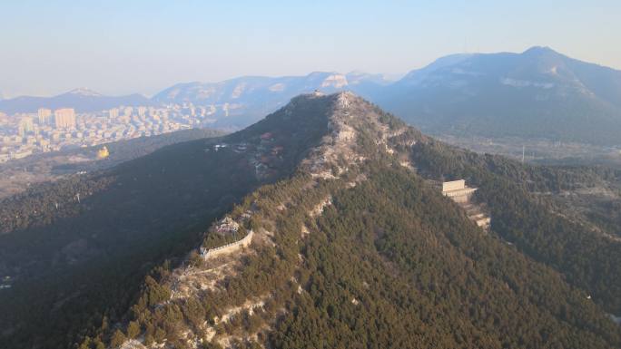 【济南】千佛山景区4K航拍素材