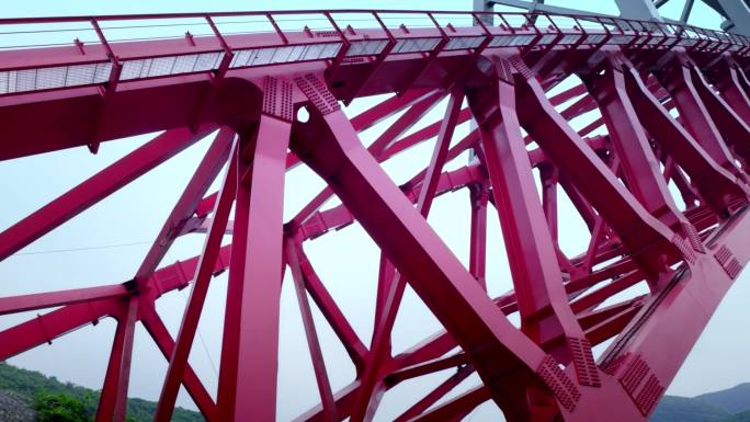 钢构桥铁路桥单拱桥跨谷桥高铁