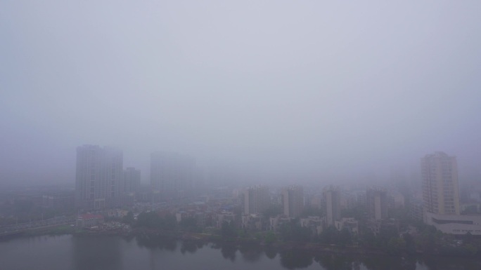 城市雾霾、雾霾天气