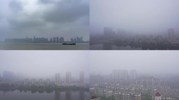 城市雾霾、雾霾天气