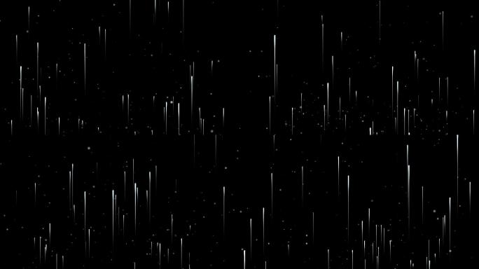 4K循环透明流星上升