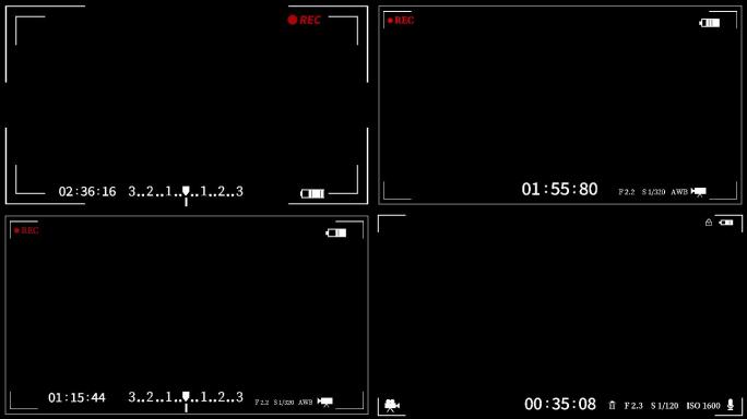 【4K]】4款DV录像框