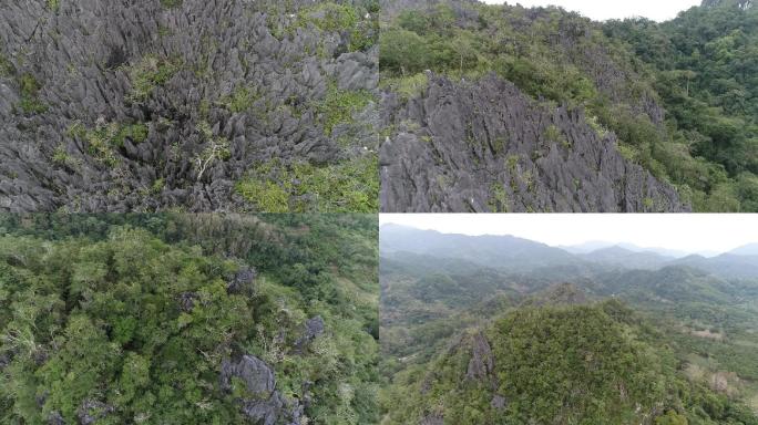 海南保亭仙安石林卡斯特地貌卡斯特山