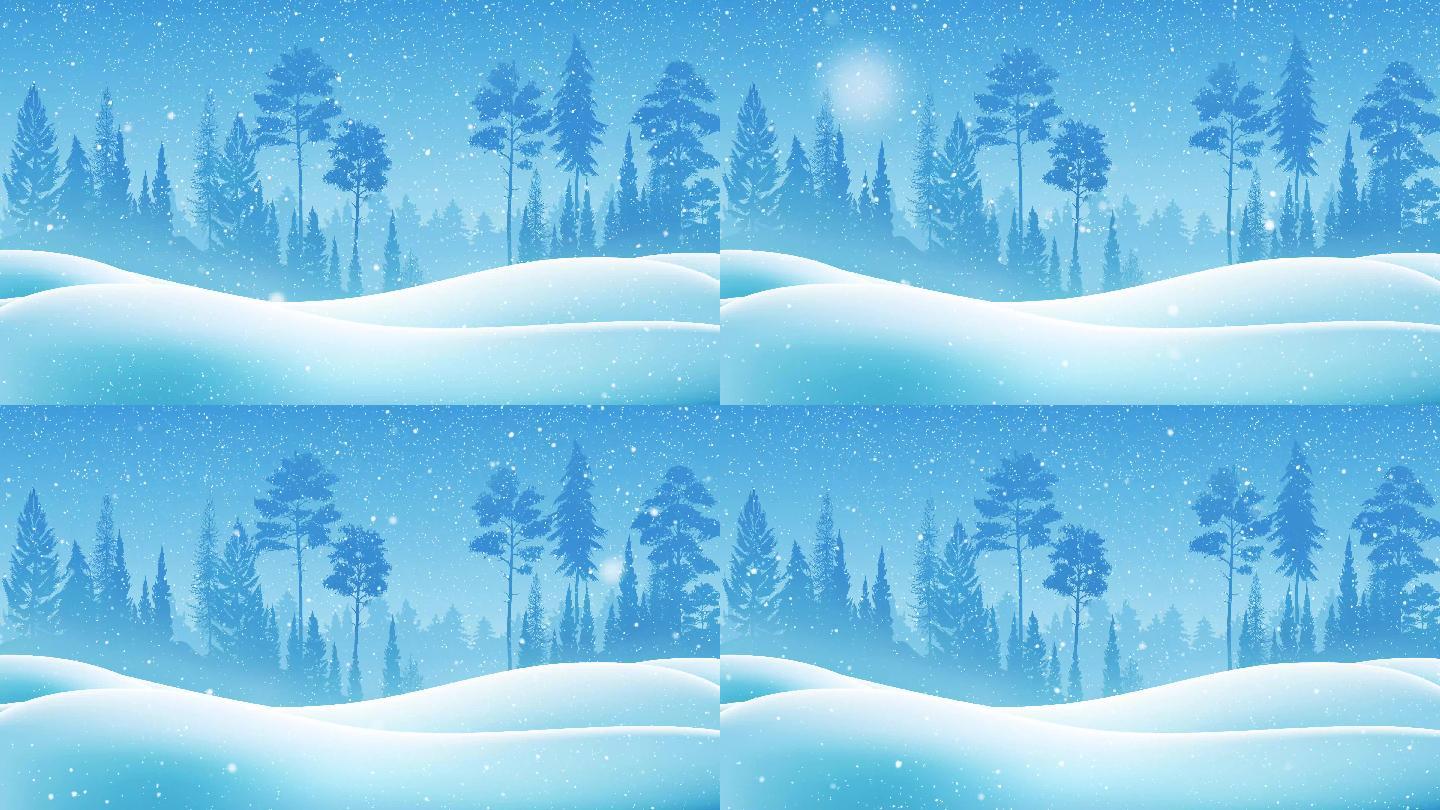 冬天雪景 Ae模板下载 编号 Ae模板 Vj师网www Vjshi Com