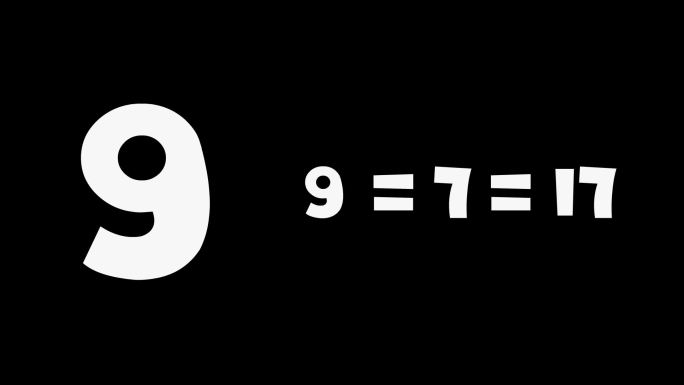 10个数字合集带通道