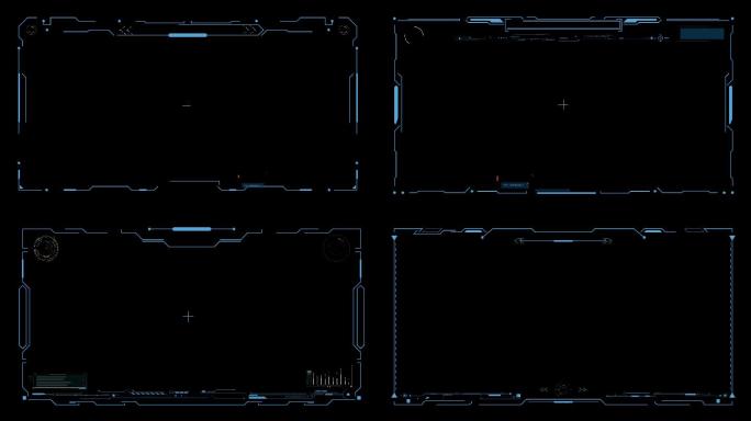 hud虚拟科技框图片界面