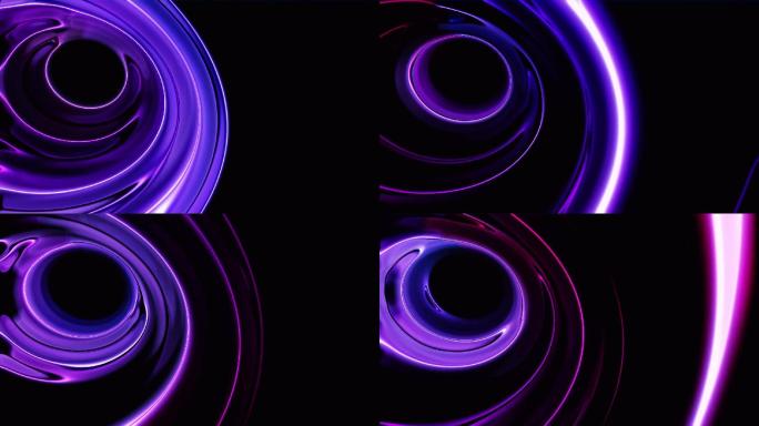 紫色动感圆环