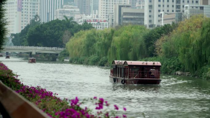 福州晋安河游船福船