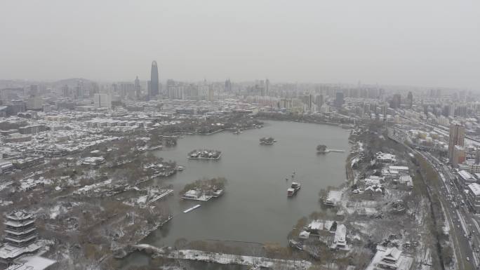 大明湖雪景01