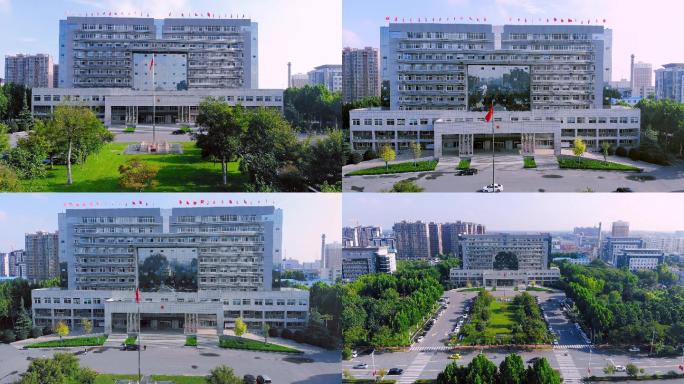 长垣市政府大楼（多组）丨4K丨原创航拍