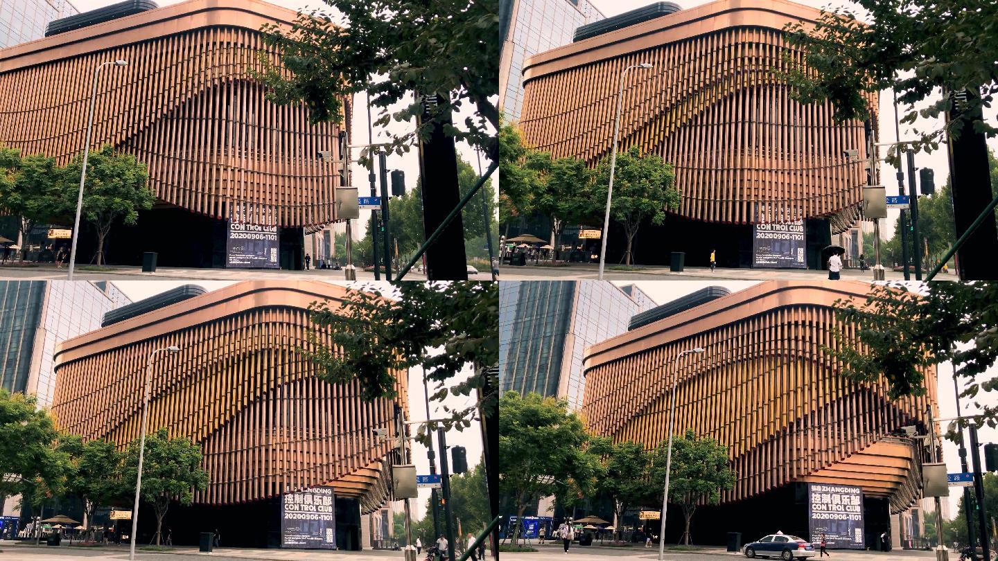 4K上海复星艺术中心外墙延时