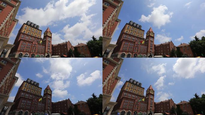 青岛啤酒一厂酒瓶雕塑2