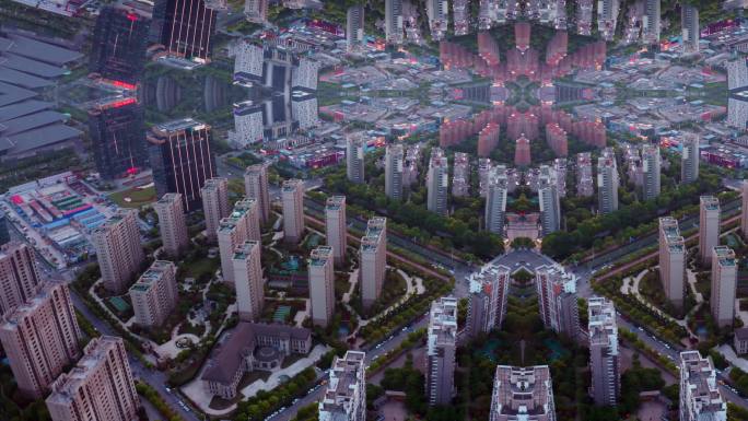 南京城市镜像之城天空之城盗梦空间