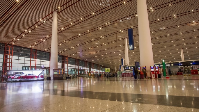首都机场T3航站楼4K延时拍摄