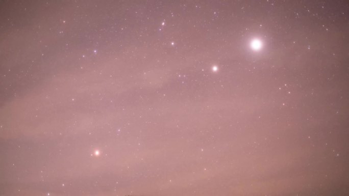 4K实拍户外星空延时摄影天蝎座银河火星