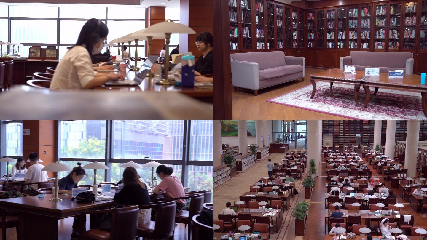 杭州图书馆实拍1080p