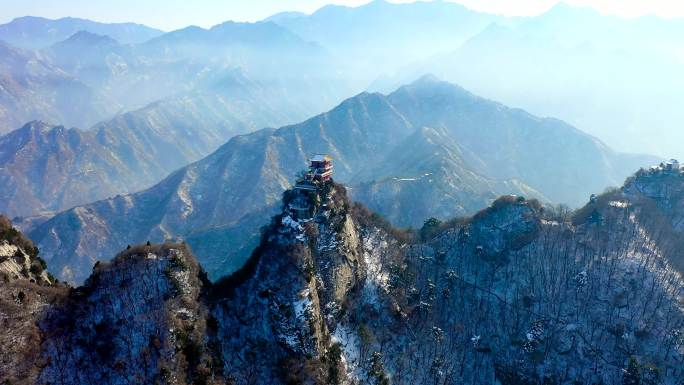 【原创·可商用】4K航拍陕西南五台山