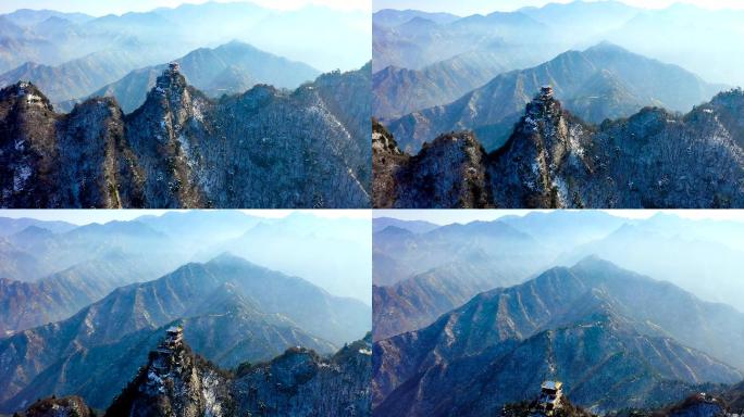 【原创·可商用】4K航拍陕西南五台山