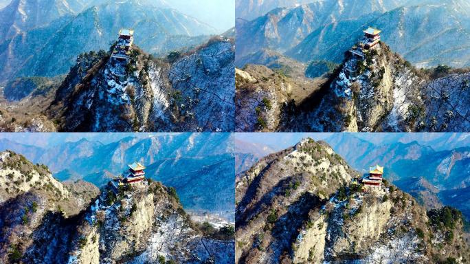 【原创·可商用】4K航拍陕西南五台山