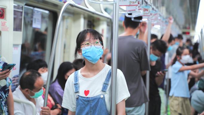 疫情地铁出行人流 城市地铁人文宣传片