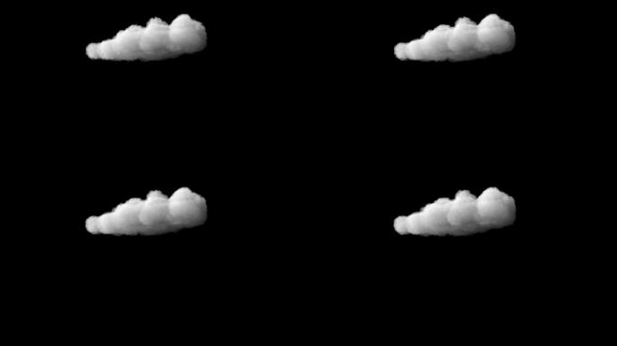 原创单片动态云资产渲染序列